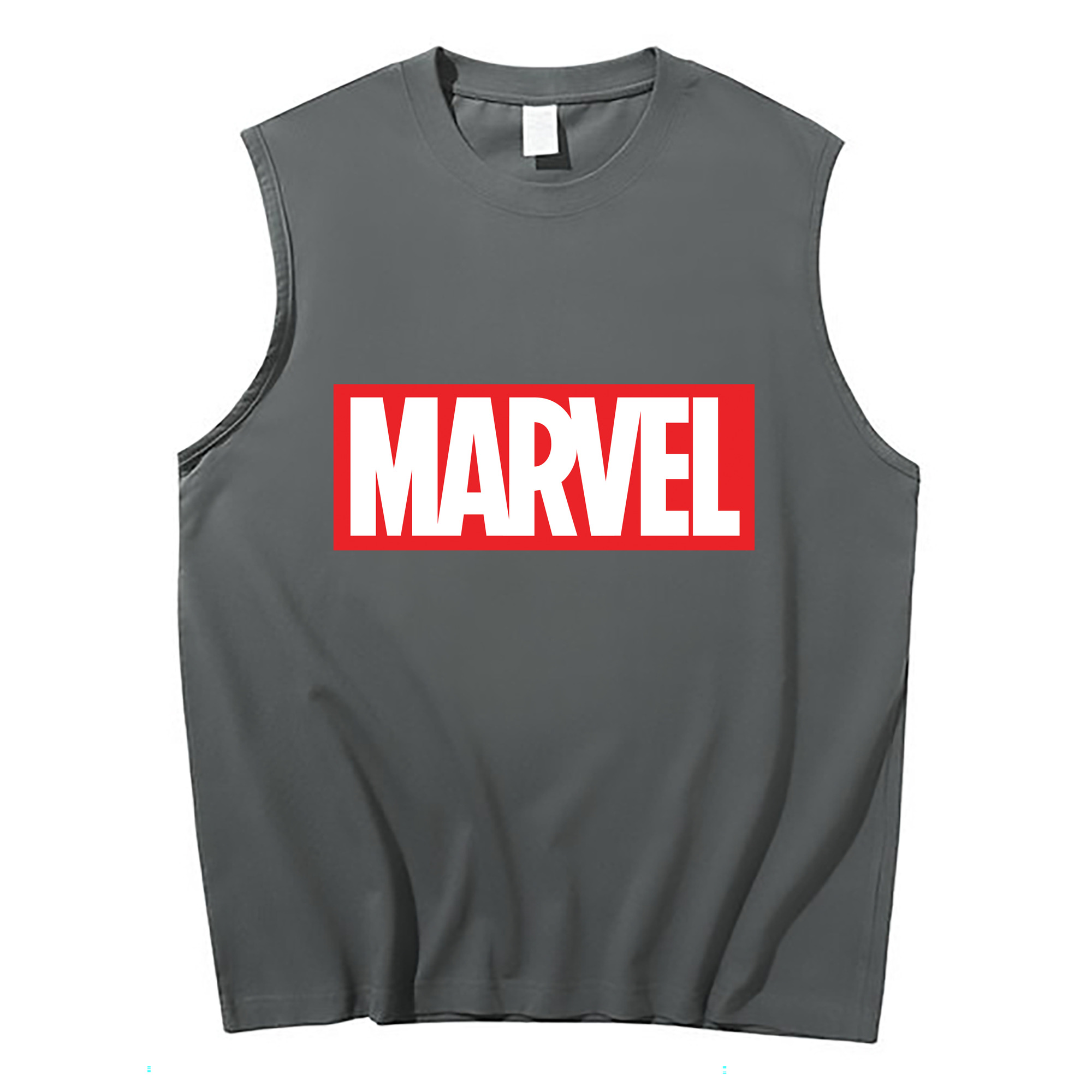 （画像用） アベンジャーズ The Avengers コットン100％タンクトップ（フロントプリント）